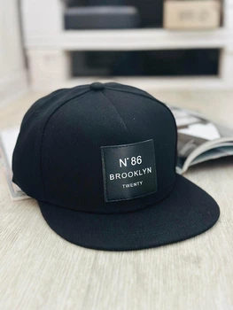 Кепка снепбек (Snapback) Brooklyn №86 Черный 56-61р (9045)