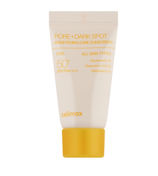 Солнцезащитный крем для лица Celimax Pore+ Dark Spot Brightening Care Sunscreen, 10 мл