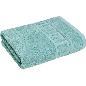 Полотенце Home Line махровое бордюрное (бирюзовое) 400 гр/м2, 50х90 см (179748)