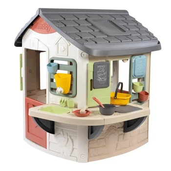 Игровой домик Smoby Life Садівник з кухнею та мийкою, 16 аксес., 132х144х140 см (7600810505)