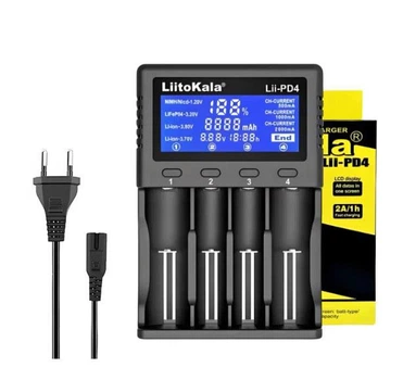 Универсальное зарядное устройство для аккумуляторных батарей 12/220V LiitoKala Lii-PD4
