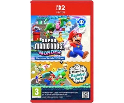 Игра Super Mario Bros. Wonder + Meetup in Bellabel Park (русская версия) (Nintendo Switch 2)