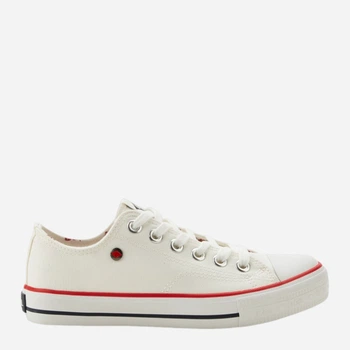 Trampki damskie materiałowe do kostki Lee Cooper LCW-26-31-4310 36 Białe (5901479622364)