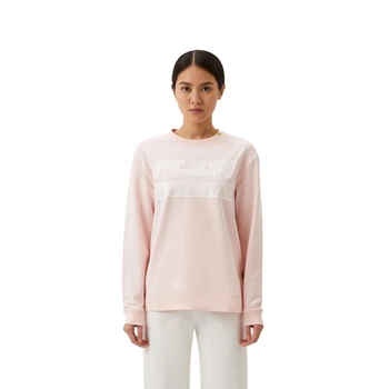 Жіночий світшот Plein Sport з капюшоном бавовняний рожевий XL DFPS203 48 (XL)