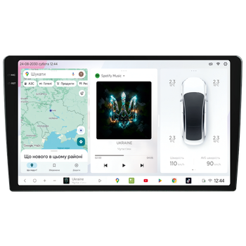 Автомагнітола DriveX S4 2K QLED 9" 8x1.6GHz 4x64GB 4G TDA7851 50W DSP AK7604