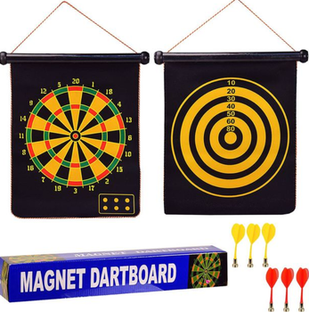 Гра Дартс Magnet Dartboard магнітний двосторонній 41x46 см (3_08053)