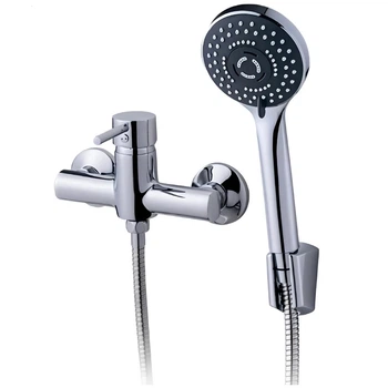 Смеситель для душа Aquatica HF-1D117C однорычажный, хром + ручная лейка