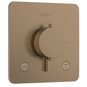 Смеситель для душа Hansgrohe Ecostat Comfort Q термостатический, матовая бронза (33713140)