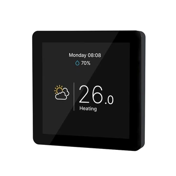 Комнатный сенсорный термостат с WiFi управлением Tervix Pro Line WiFi TouchScreen Thermostat (котел), черный 114350
