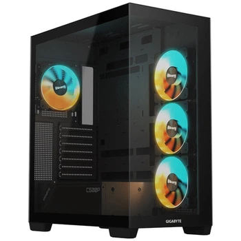 Корпус Gigabyte Aorus C500 Panoramic Stealth Tempered Glass, Черный - 553595