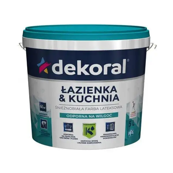 Краска латексная влагостойкая DEKORAL MALEINAK LAZIENKA & KUCHNIA 5л