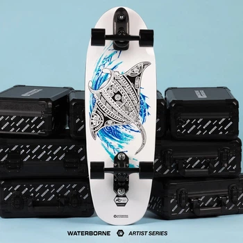 WATERBORNE COMPLETE ArtistSeries Surf Skate 32" серфскейт - INFINITE ROADS (WATERBORNE COMPLETE ArtistSeries Surf Skate 32" серфскейт - Teahupoo Queen)