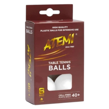 Кулька для настільного тенісу ATEMI 1* (40+) 1 шт