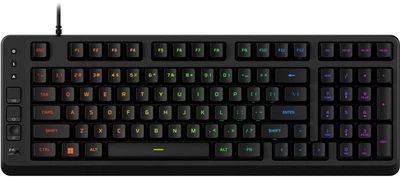 Клавіатура дротова HyperX Eve 1800 USB RGB Black (B7JE0AA)