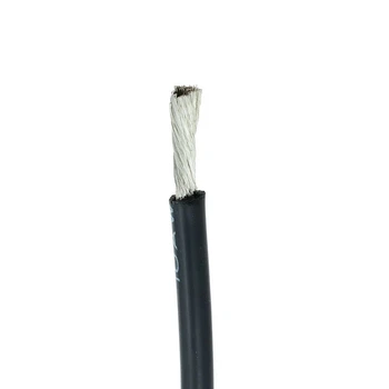 Силіконовий кабель Silicone wire 12AWG black багатожильний гнучкий (1 метр) (296978)