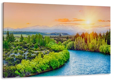 Картина на полотні Art Dekors Гірська річка 30x60 см MLP 115