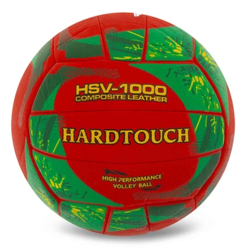 М'яч волейбольний Hard Touch HSV-1000 VB-4058 №5 Червоно-зелений