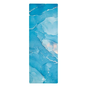 Килимок для йоги Rao Sitara Aqua Marble 183x68x0.5 см Блакитний (23287)