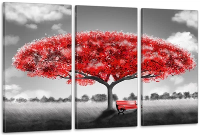 Картина модульна Art Dekors Червоне дерево 100х150 см ART-268 3A