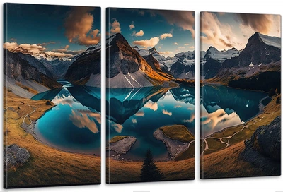 Картина модульна Art Dekors Природа в горах 53х100 см ART-137 3A