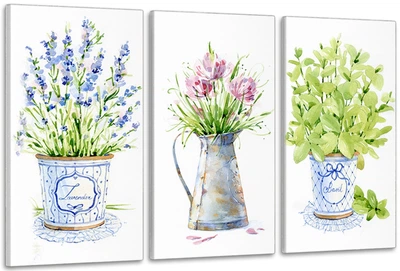 Картина модульна Art Dekors Квіти 100х150 см ART-280 3A