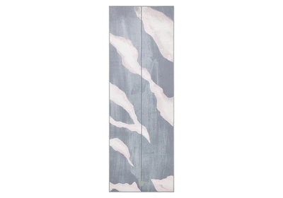 Рушник для йоги Manduka Yogitoes Gerry Lopez In Residence 180x61 см Сіро-молочний (23733)