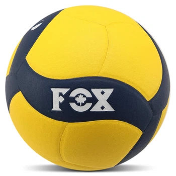 Мяч волейбольный FOX VB-5902 No5 PU желтый-синий