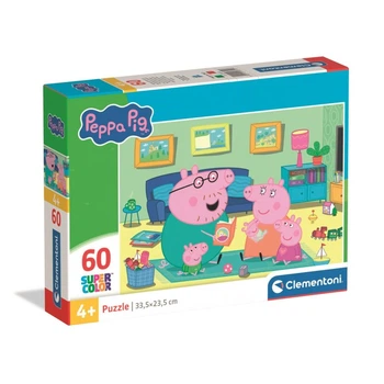 Пазл Clementoni: SuperColor — Peppa Pig / Свинка Пеппа (60 елементів) — 26312