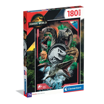 Пазл Clementoni: SuperColor — Jurassic World / Мир Юрского периода (180 элементов) — 29098
