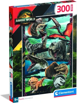 Пазл Clementoni: SuperColor — Jurassic World / Мир Юрского периода (300 элементов) — 21749