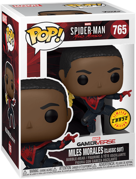 Фигурка Майлз Моралес в классическом костюме (CHASE-версия) — Funko Pop! MARVEL: SPIDER-MAN — MILES MORALES IN CLASSIC SUIT #765 CHASE