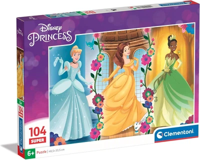 Пазл Clementoni: SuperColor — Disney Princess / Принцеси Діснея (104 елементи) — 25772