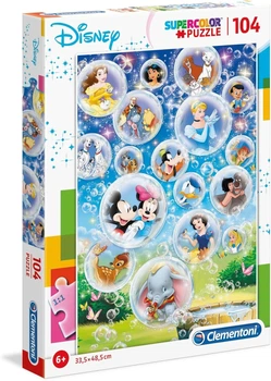 Пазл Clementoni: SuperColor — Disney Classic / Классика Диснея (104 элемента) — 27119