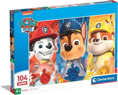 Пазл Clementoni: SuperColor — Paw Patrol / Щенячий патруль (104 элемента) — 25780