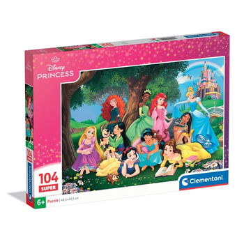 Пазл Clementoni: SuperColor — Disney Princess / Принцессы Диснея (104 элемента) — 25019