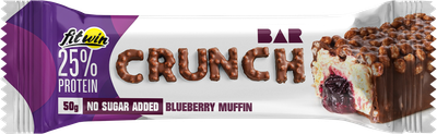 Батончик Crunch Bar черничный мафин FitWin 50 г