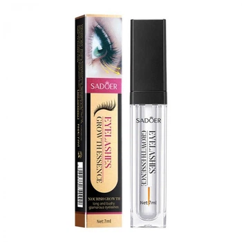 Сироватка для росту вій SADOER Eyelashes Growth Essence, активатор росту вій, 7 мл