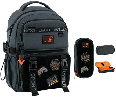 Рюкзак шкільний + пенал Kite Education Game Zone K26-1022M-3