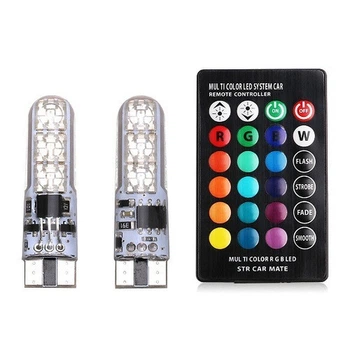 Светодиодные лампы в габариты T10 W5W RGB 35х9мм 374461 03 AT3