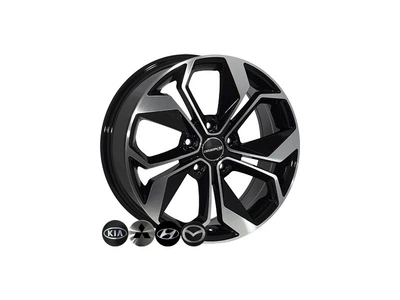 Zorat Wheels BK5168 6.5x16 5x114.3 ET40 DIA67.1 BP