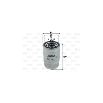 Фільтр паливний Valeo 587741