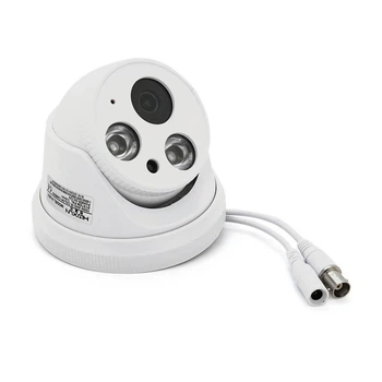 1.3MP AHD камера H-801, купольна пластик c потужною підсвіткою 3.6мм (UG-18727)