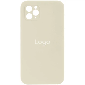 Противоударный Чехол Silicone Case Square Full Camera для iPhone 11 Pro Max 11.Antique White