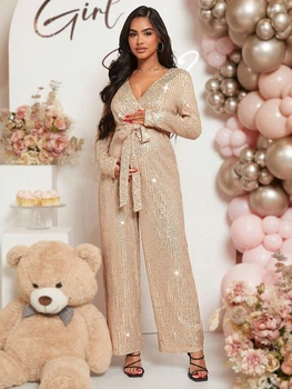 Жіночий комбінезон SHEIN 906068-3 2XL бежевий (2000005120138)
