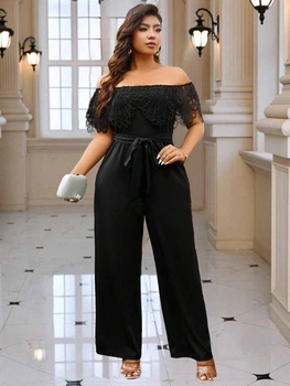 Жіночий комбінезон SHEIN 922206-1 4XL чорний (2000005276989)