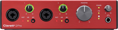 Аудіоінтерфейс Focusrite Clarett+ 2Pre (815301001416)