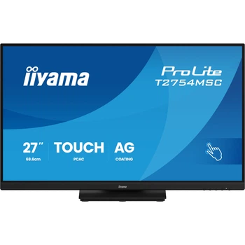 Монитор сенсорный 27" IIYAMA ProLite T2754MSC-B2AG IPS 1920x1080 75 Гц 300 кд/м² Black