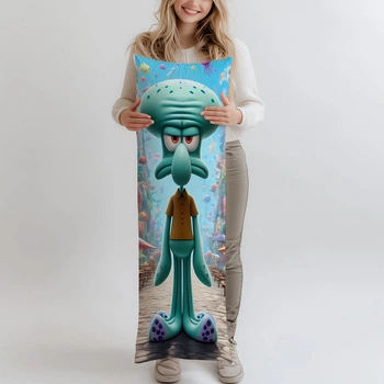 Подушка дакімакура Губка боб Squidward 100х35 см-9