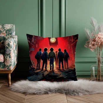 Подушка Очень странные дела / Stranger things 35х35 см-21
