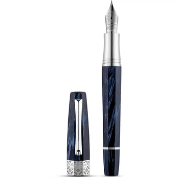 Ручка перьевая Montegrappa EXTRA OTTO Dark Blue ST FP18 F ISE8T2CD